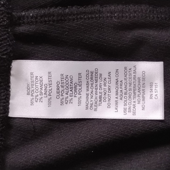 NWOT Marc New York Soft Ribbed Joggers S Black - Picture 6 of 10